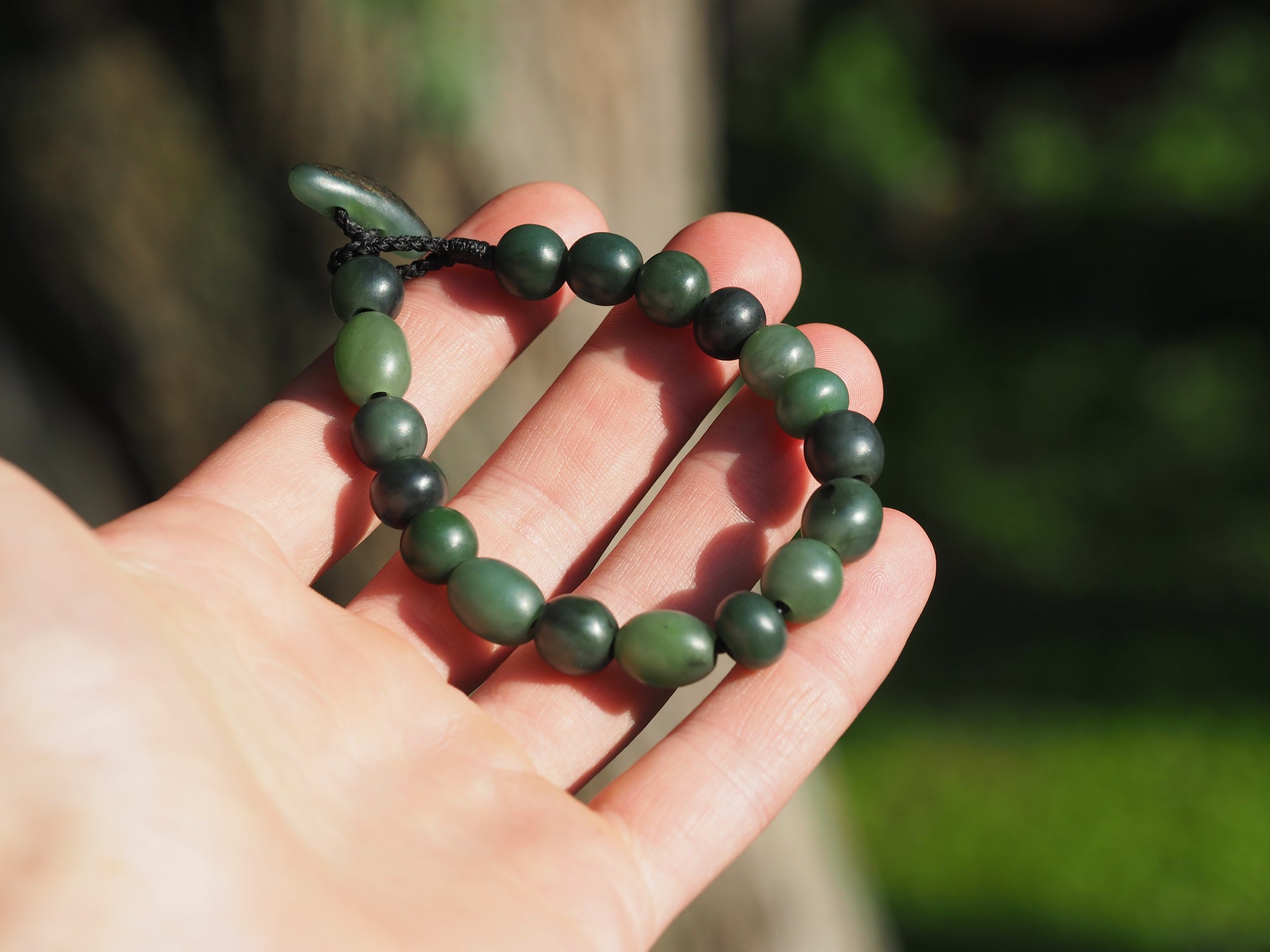 Big Sur Nephrite Jade Beaded Bracelet – Freshwater Jade