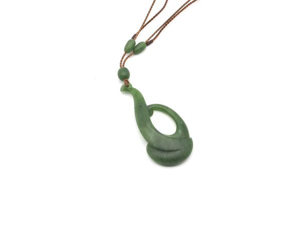 Canadian jade
freshwater jade
fish hook pendant