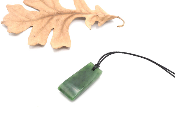 Hand Carved Yukon Nephrite Jade Celt Pendant