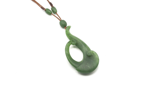 Canadian jade
freshwater jade
fish hook pendant