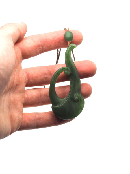 Canadian jade
freshwater jade
fish hook pendant